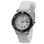 Coolwatch by Prisma P.1386 33H220005 Kinderhorloge Frank staal/siliconen wit 36 mm