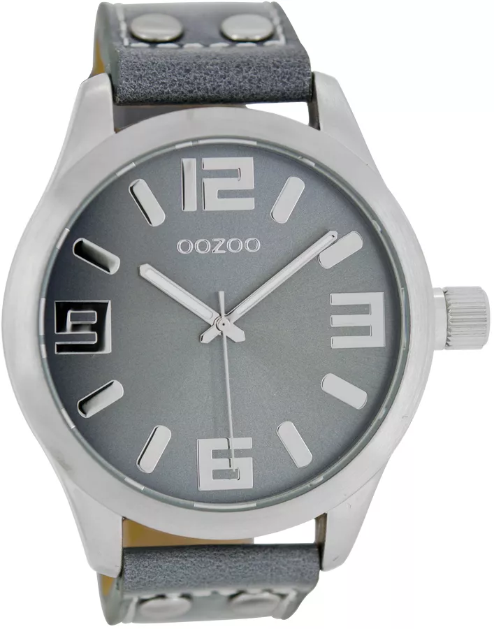 OOZOO Horloge Timepieces Collection 46 mm blauwgrijs  C1060