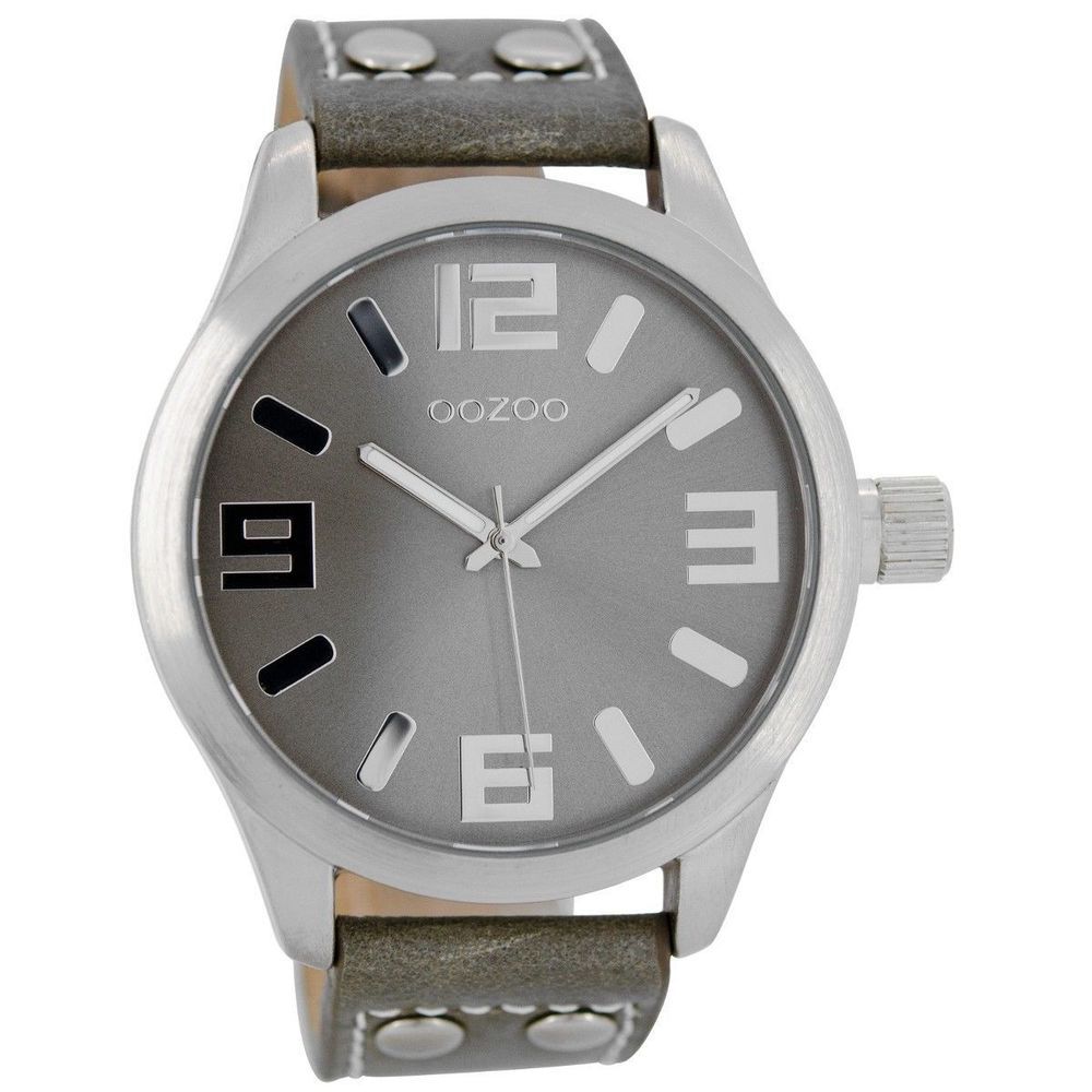 OOZOO Horloge Timepieces 46 mm taupe C1057 |
