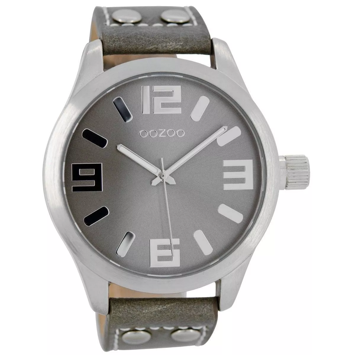 OOZOO Horloge Timepieces Collection 46 mm taupe  C1057