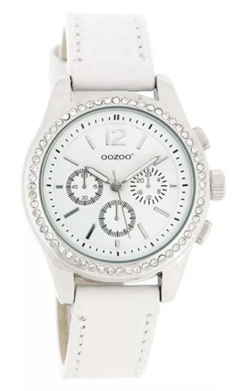 OOZOO Horloge Junior 40 mm wit JR180
