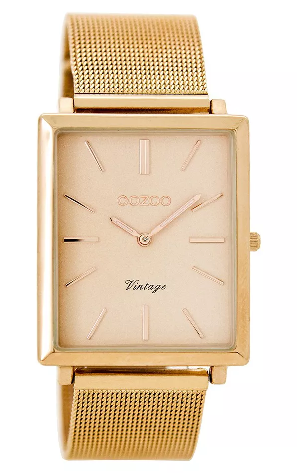 OOZOO Horloge Vintage rosékleurig 31 x 37 mm C8184