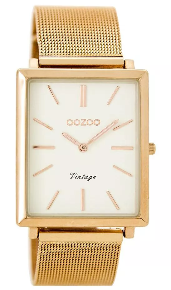 OOZOO Horloge Vintage rosékleurig 31 x 37 mm C8183