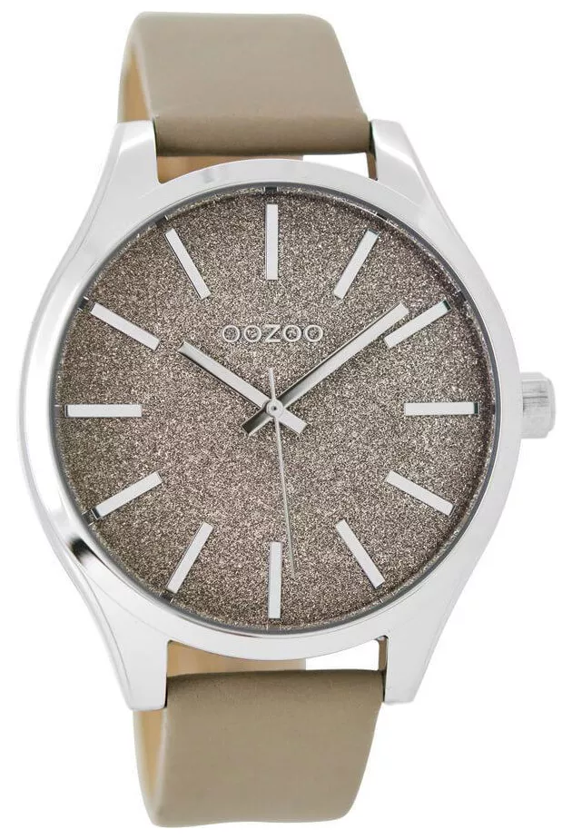 OOZOO Horloge Timepieces taupe 42 mm C9122