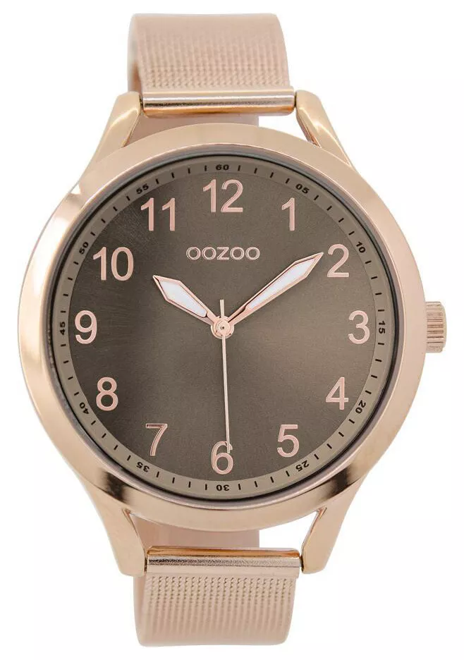 OOZOO Horloge Timepieces ros-brown 42 mm C9117
