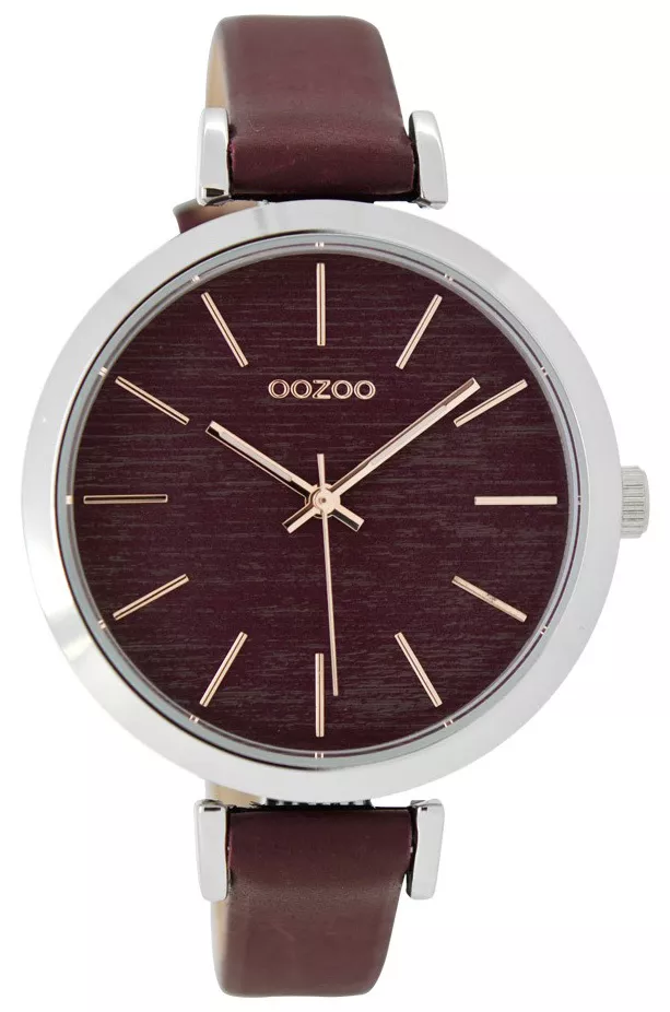 OOZOO Horloge Timepieces rosé-bordeaux 40 mm C9137