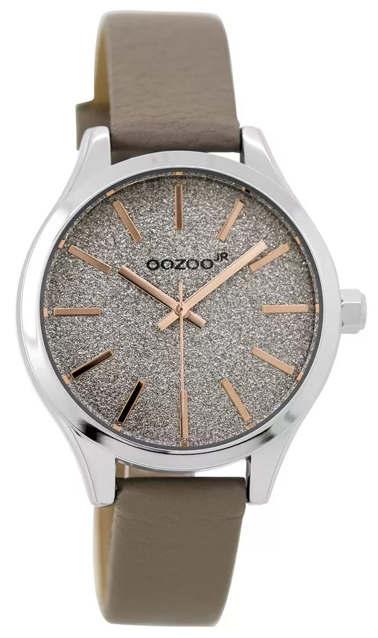 OOZOO Horloge Junior taupe-rosé 35 mm JR298
