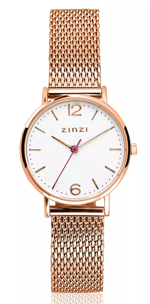 Zinzi rose-goudkleurig horloge Lady + Gratis Armband ZIW608M