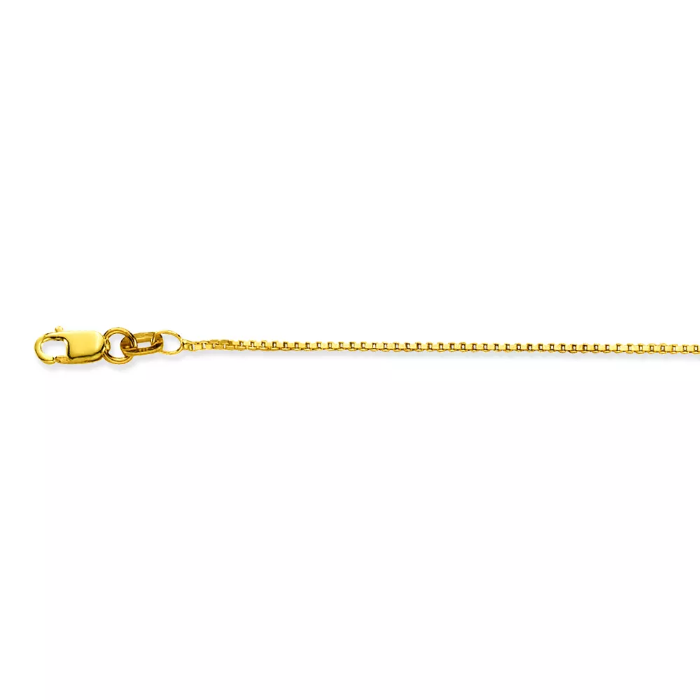 Glow Gouden Lengtecollier - Venetiaan 0.9 mm 50 cm 0.9 mm Breed 201.1150.33