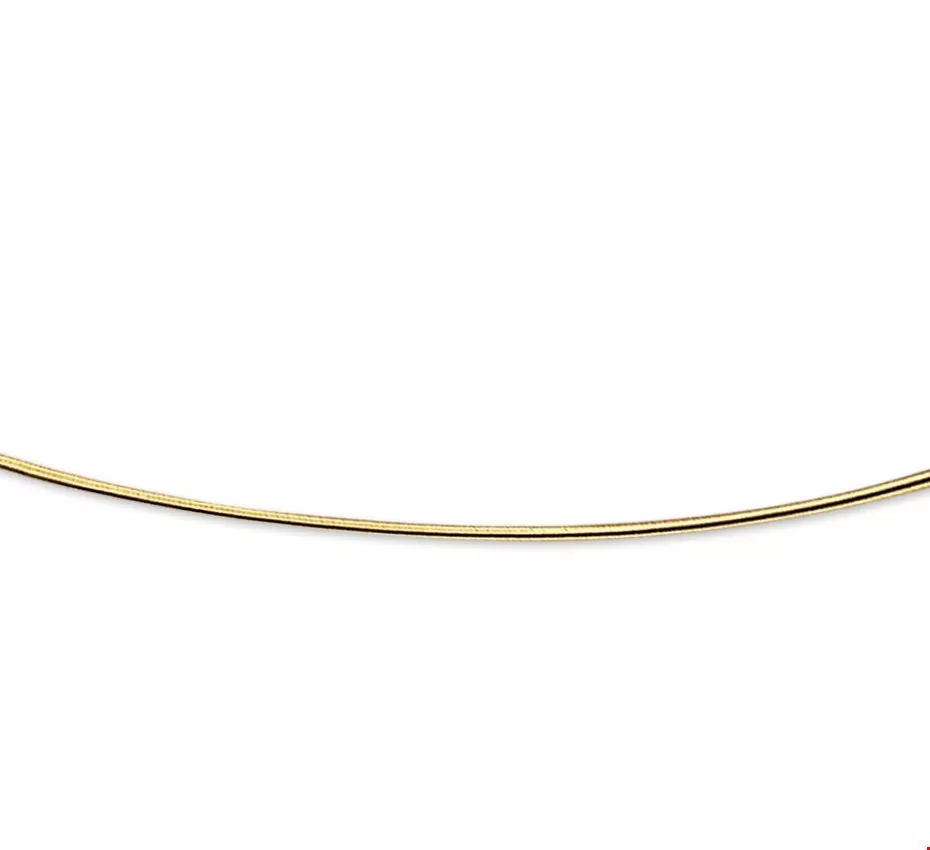 Huiscollectie 4004073 Collier Geelgoud Omega Rond 1,1 mm