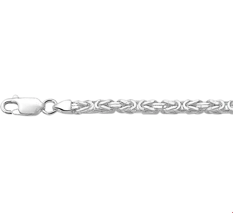 Armband Zilver Konings 3,0 mm x 19 cm lang