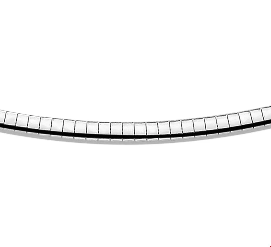 Armband Zilver Omega Bol 4,0 mm x 19 cm lang