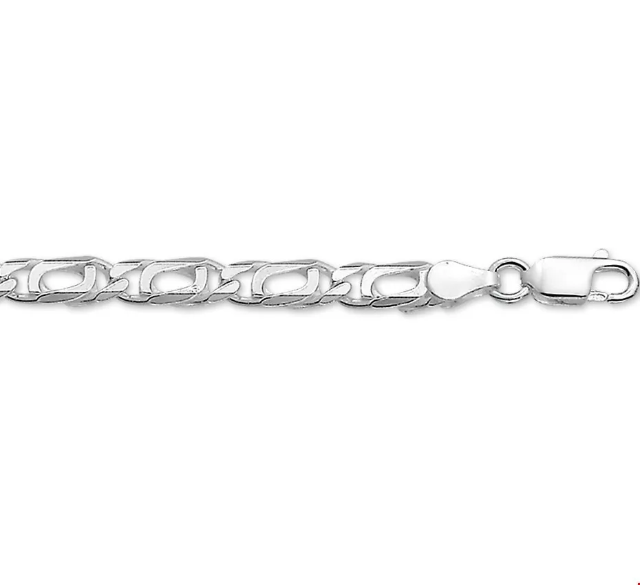 Armband Zilver Valkenoog 5,0 mm x 19 cm lang
