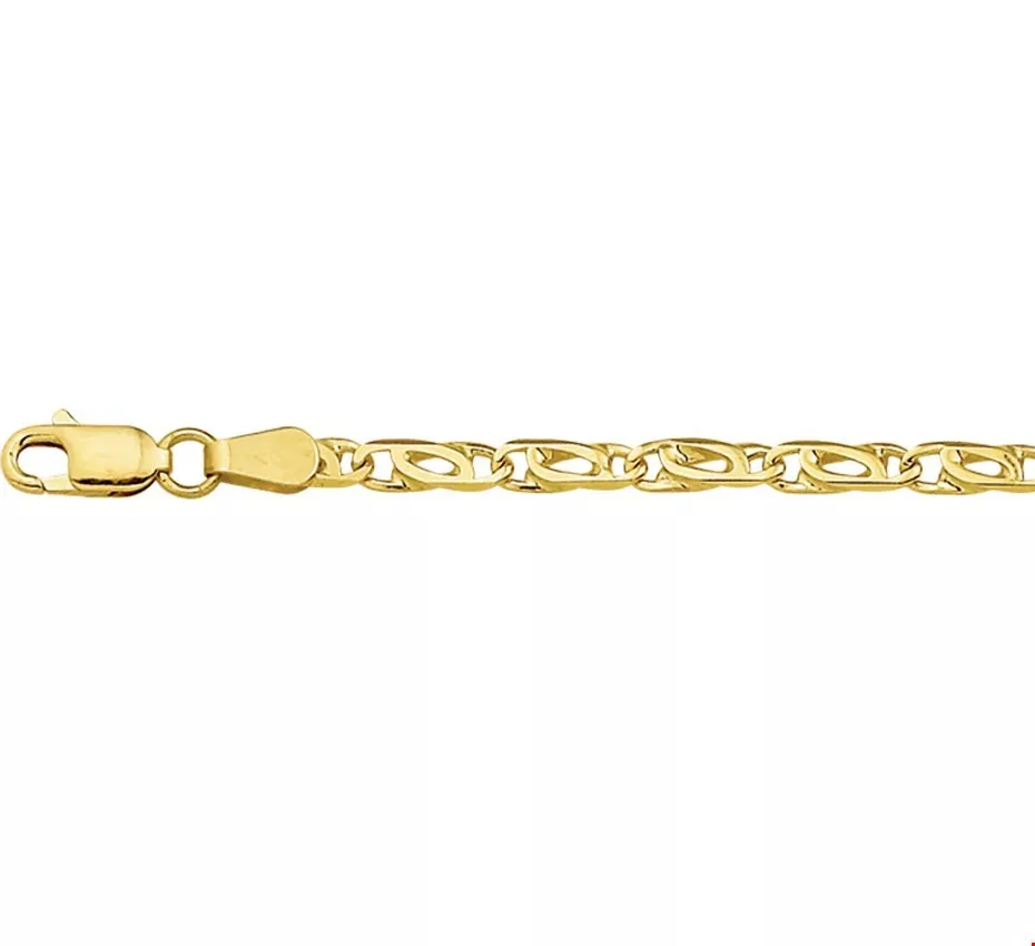 Armband Goud Valkenoog 3,3 mm x 19 cm lang