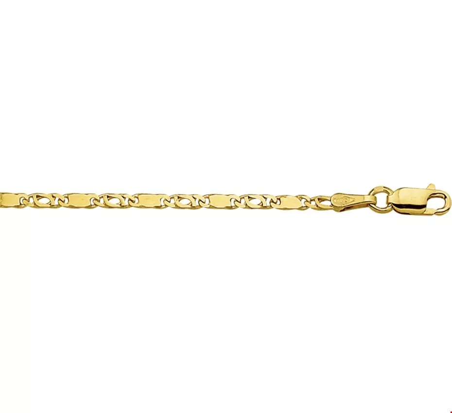Huiscollectie Armband Goud Valkenoog 2,1 mm 18 cm