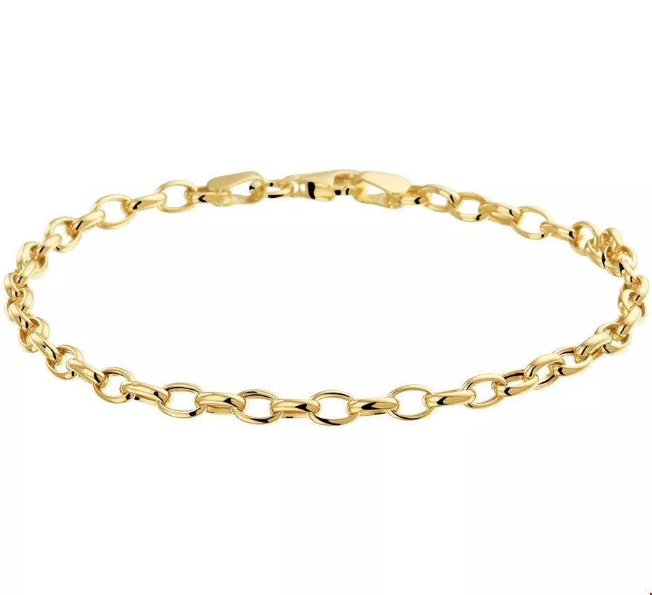 Huiscollectie Armband Goud Anker 3,5 mm 18,5 cm