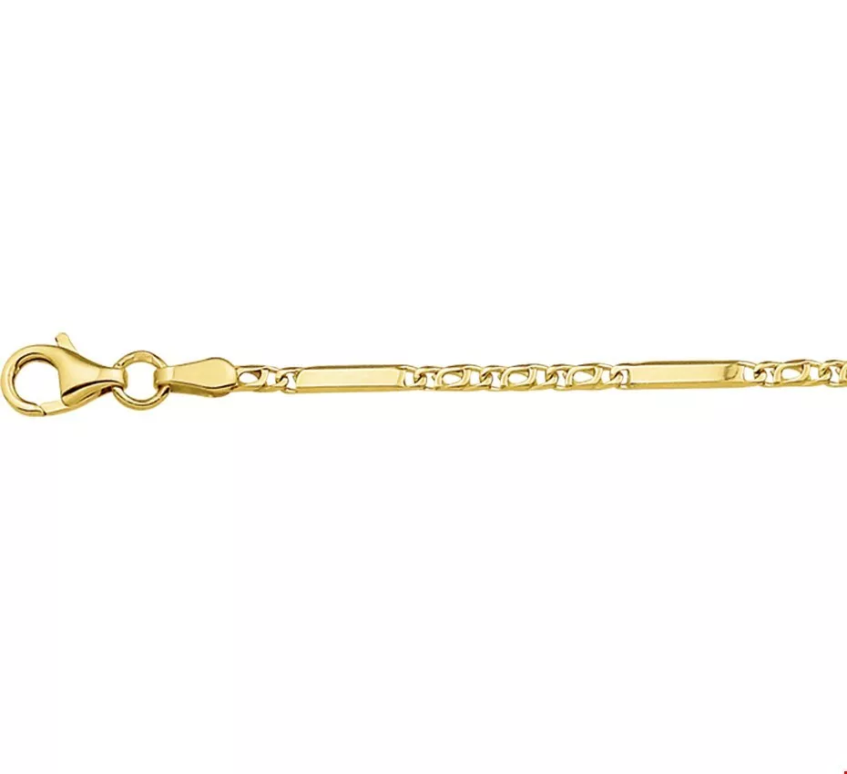 Huiscollectie Armband Goud Valkenoog 2,0 mm 19 cm