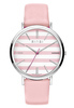 zinzi-retro-horloge-ziw419r-pink-stripes-staal-roze-leren-band-wit-roze-gestreepte-wijzeprlaat 1