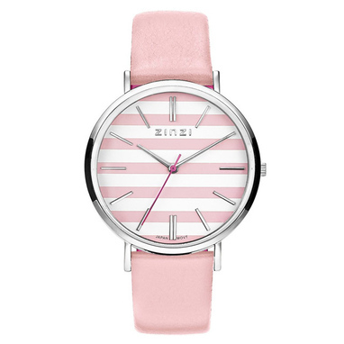 zinzi-retro-horloge-ziw419r-pink-stripes-staal-roze-leren-band-wit-roze-gestreepte-wijzeprlaat