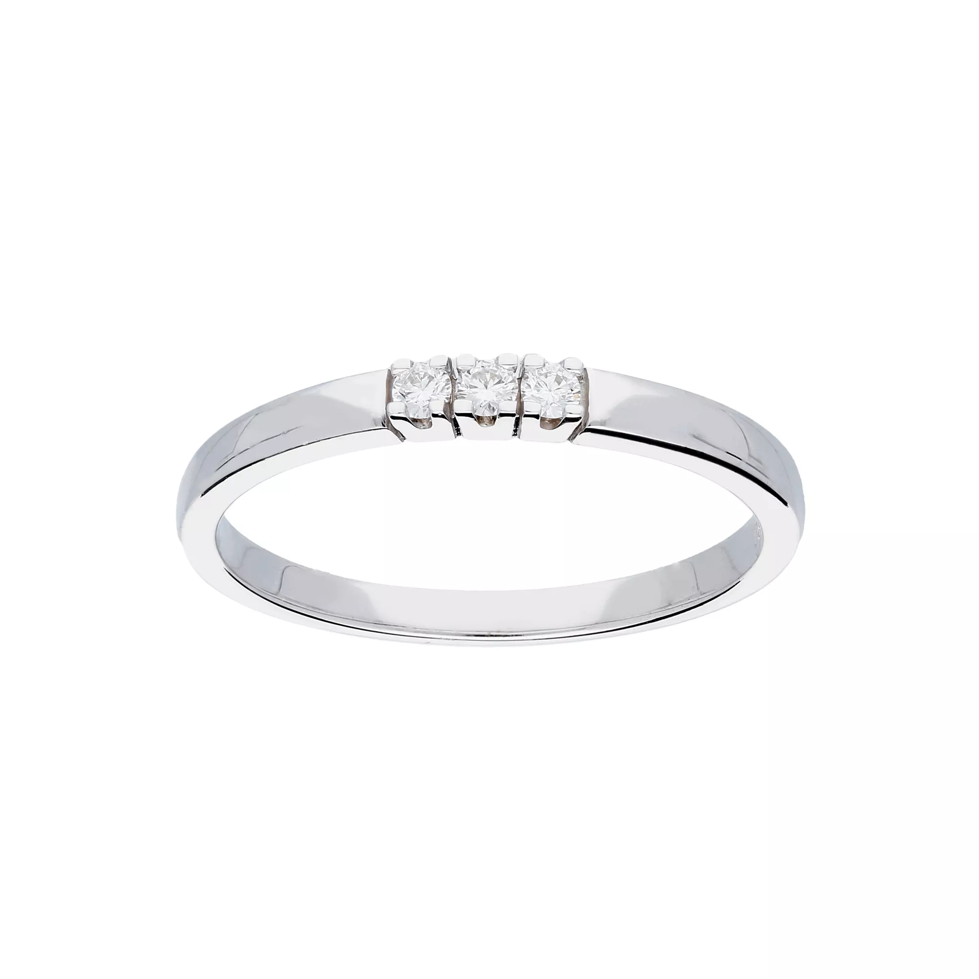 Glow Witgouden Ring - Glanzend Diamant 3- 0.06ct G/si 214.3016.50