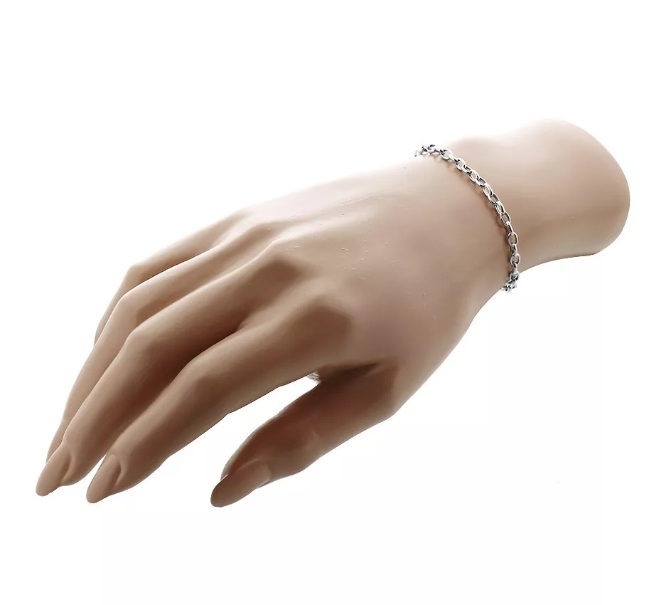 Huiscollectie Armband Witgoud Anker 3,5 mm 18,5 cm