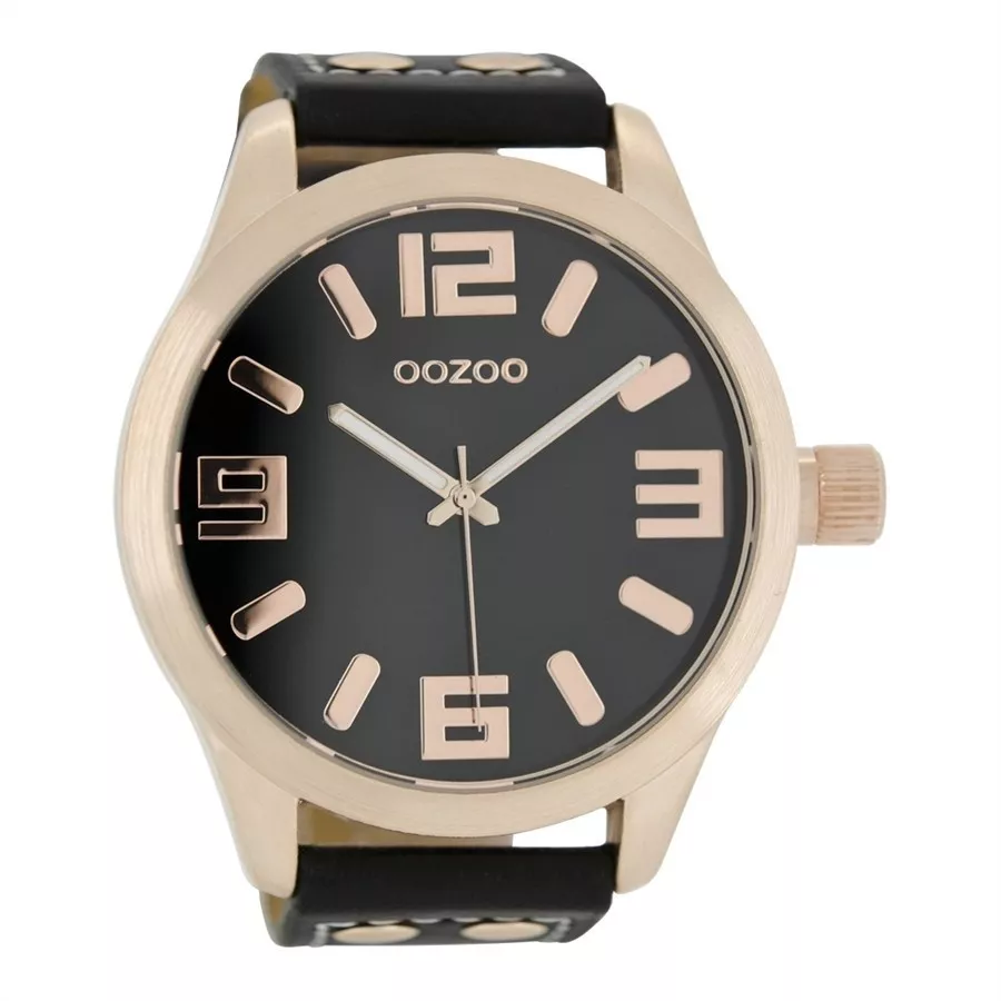 OOZOO C1109 Horloge Timepieces Collection 51 mm zwart