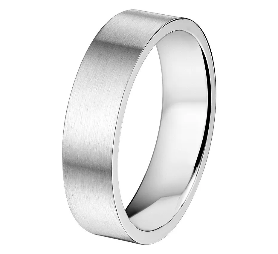 Huiscollectie Ring A508 - 6 Mm - Zonder Cz Staal