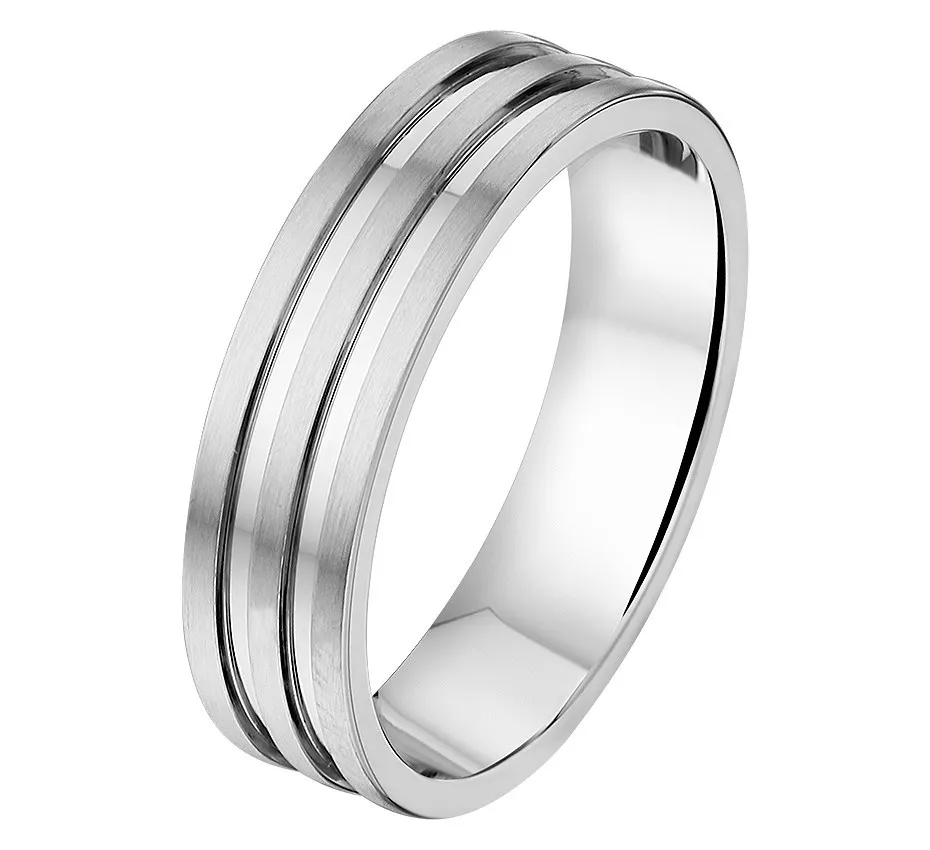 Huiscollectie Ring A507 - 6 Mm - Zonder Cz Staal