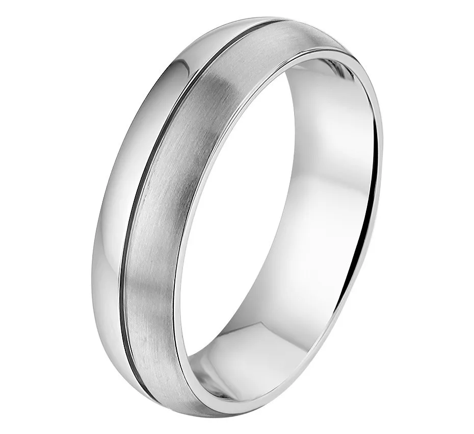 Huiscollectie Ring A504 - 5,5 Mm - Zonder Cz Staal