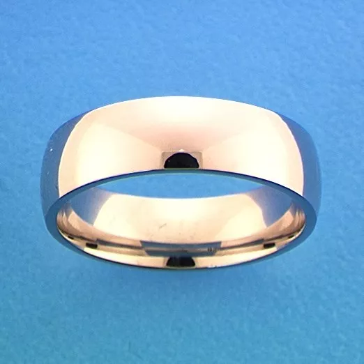Huiscollectie Ring A106 - 6 Mm - Zonder Cz Zilver Gerhodineerd