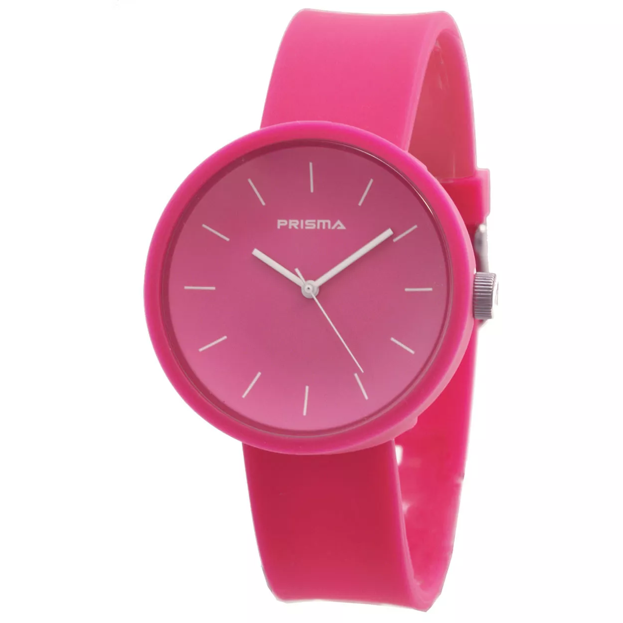 Prisma horloge Simpel roze P.1251