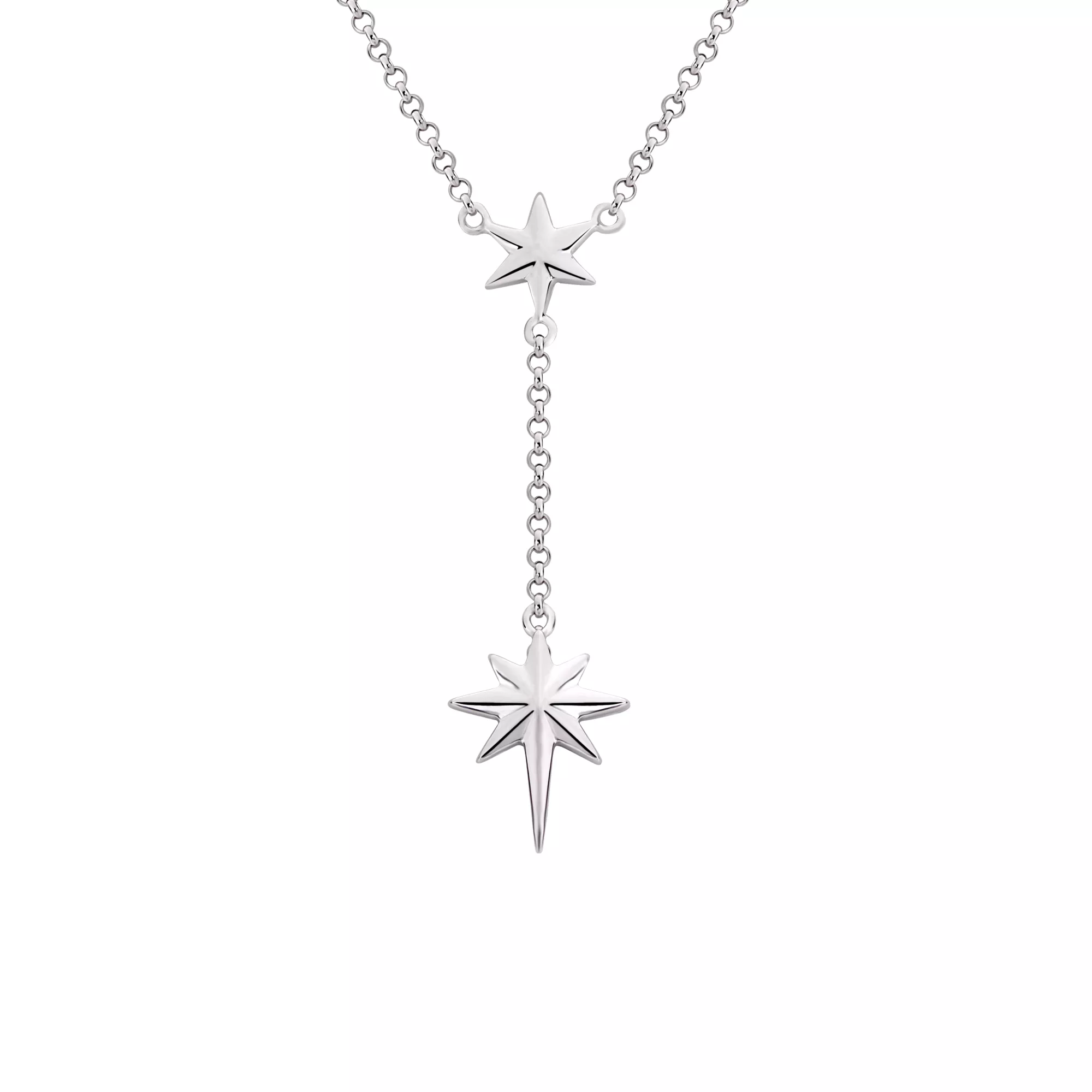 Rebel and Rose RR-NL008-S Ketting Rising Star zilver 42-48 cm