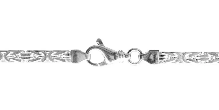 FirstChoice KON40 Armband Koningsschakel zilver 4,0 mm 21 cm