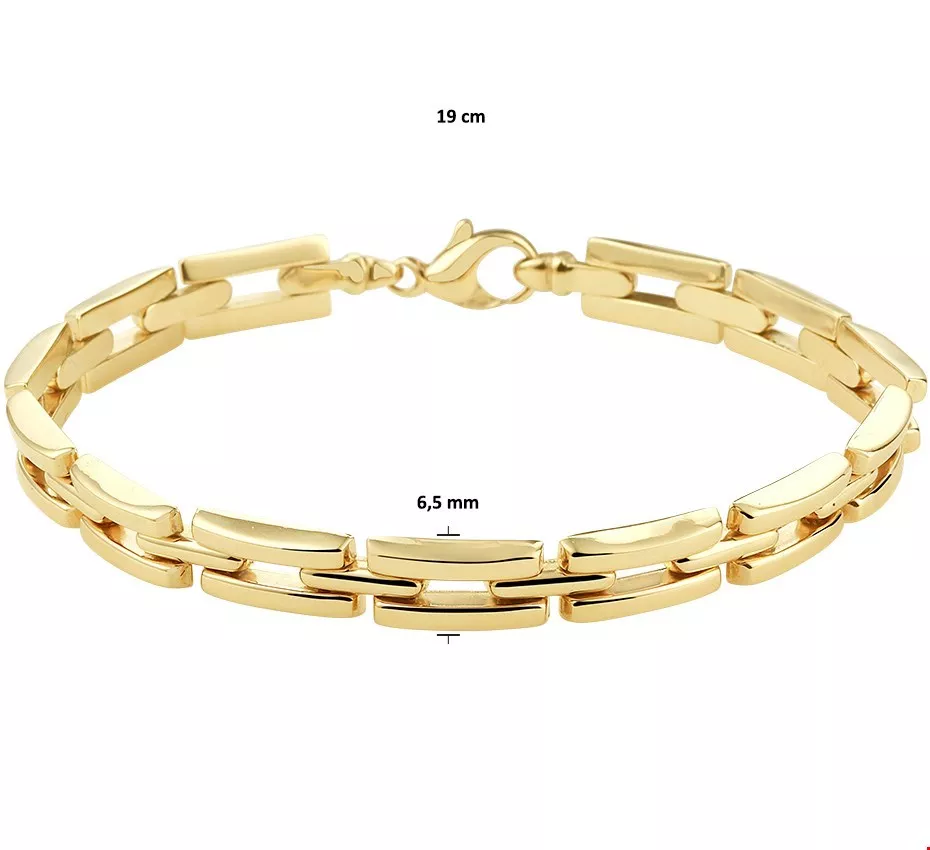 Huiscollectie Armband Goud 6,5 mm 19 cm