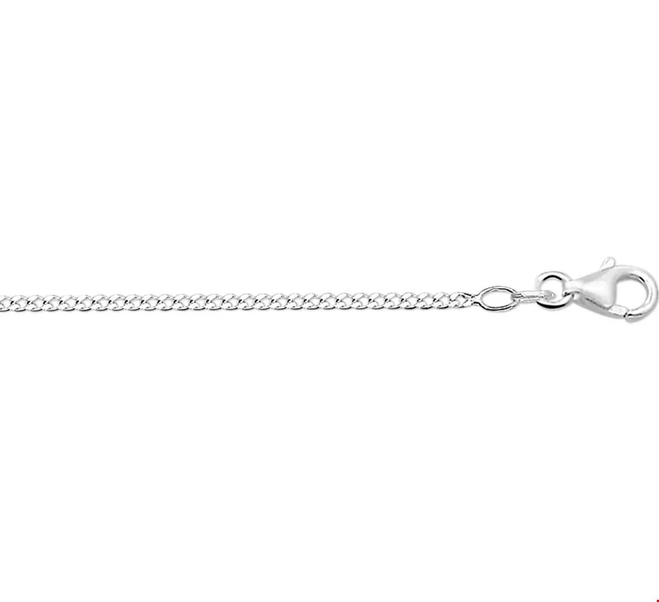 Huiscollectie 4101908 Collier Witgoud Gourmet 1,7 mm breed 50 cm lang