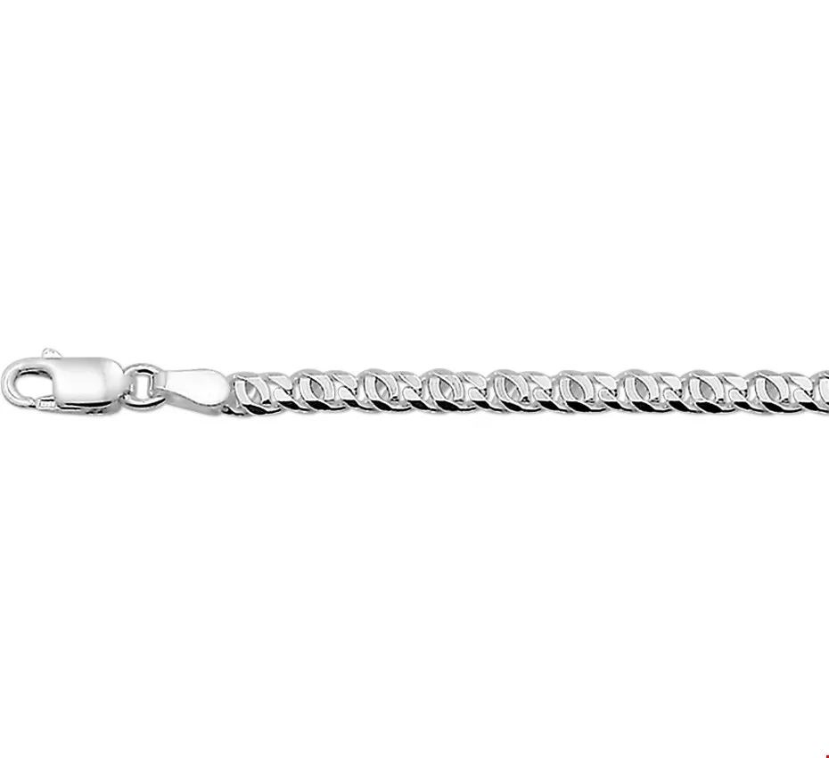 Huiscollectie Armband Zilver Valkenoog 3,3 mm 19 cm