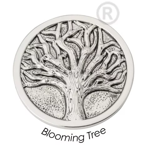 Quoins QMB-26L-E Disc Black Label Blooming Tree zilverkleurig Large