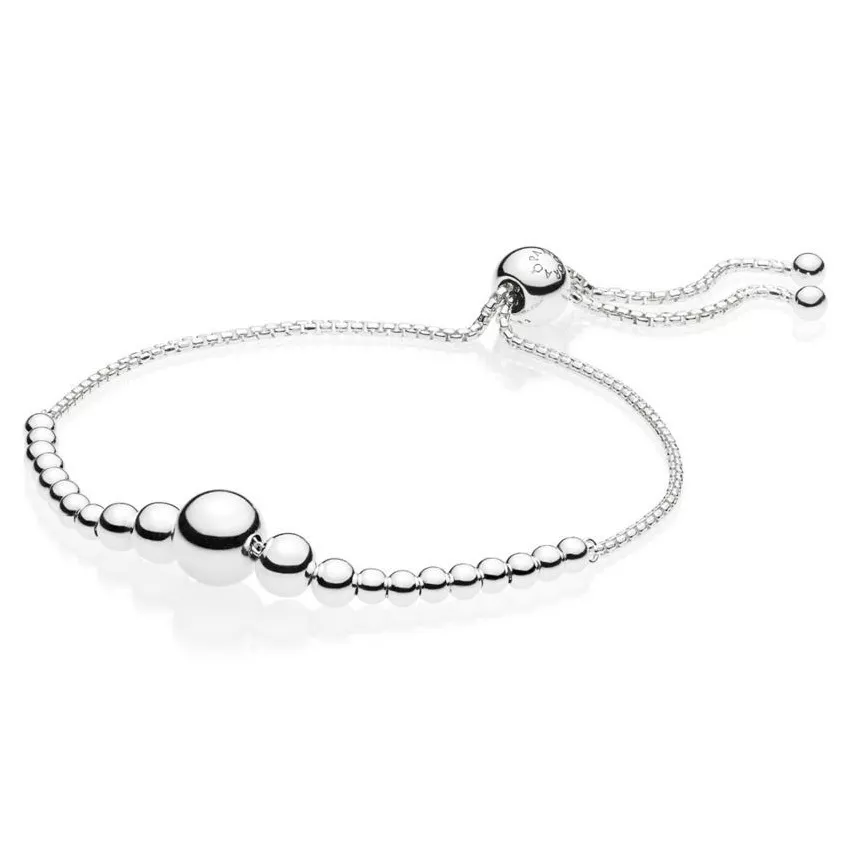Pandora 597749 Armband zilver String of Beads Sliding