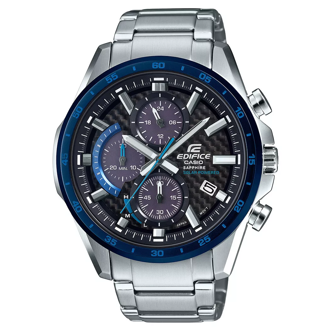 Casio Edifice EFS-S540DB-1BUEF horloge Premium Solar saffierglas 47.6 mm