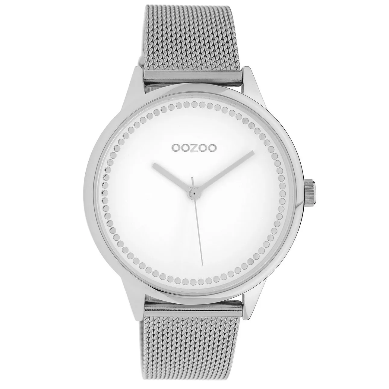 OOZOO C10090 Horloge Timepieces staal zilverkleurig 40 mm
