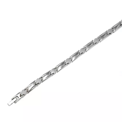 Slate 404.0032.21 Armband staal zilverkleurig 21 cm