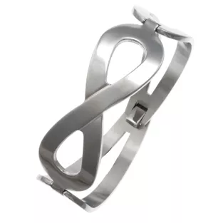 Slate 404.0162.00 Armband Infinity staal zilverkleurig