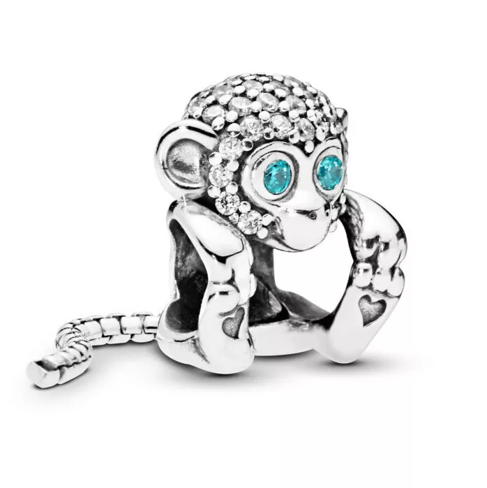 Pandora 798054CZ Bedel zilver Sparkling Monkey