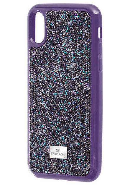 Haat Beenmerg Acht Swarovski 5449517 Telefoonhoes Glam Rock Purple iPhone X/XS