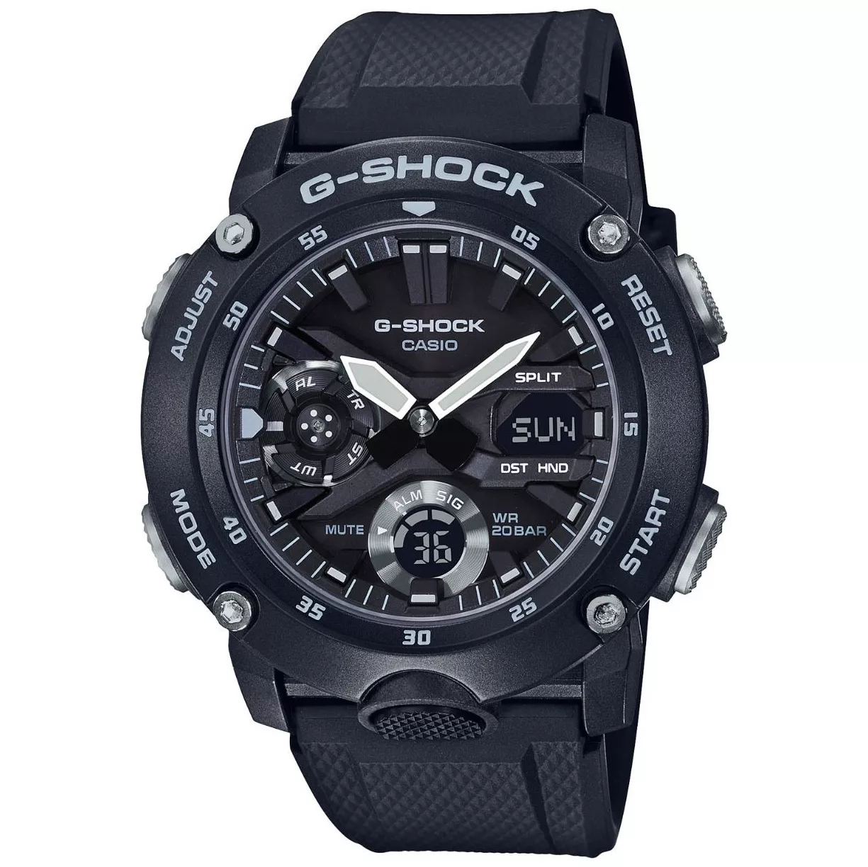 Casio G-Shock GA-2000S-1AER Horloge Classic zwart 51 mm