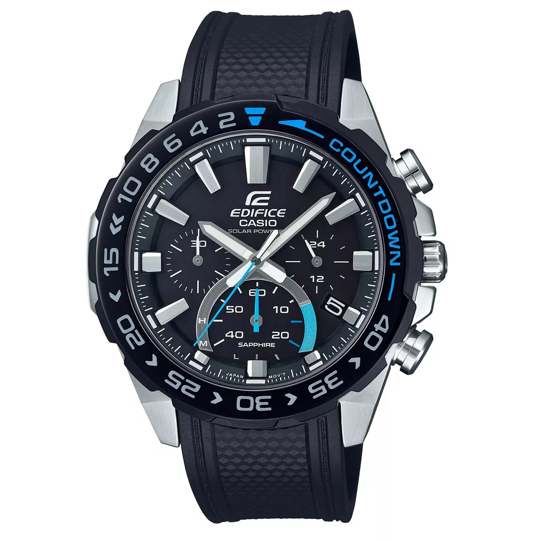 Casio Edifice EFS-S550PB-1AVUEF Premium Horloge Chronograaf, Solar 47 mm