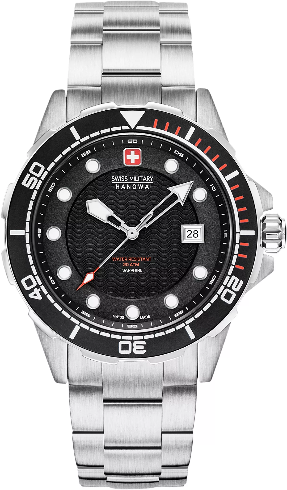 Swiss Military Hanowa Horloge 44 mm Stainless Steel 06-5315.04.007