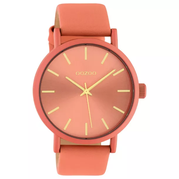 OOZOO C10447 Horloge Timepieces Collection peachpink 42 mm