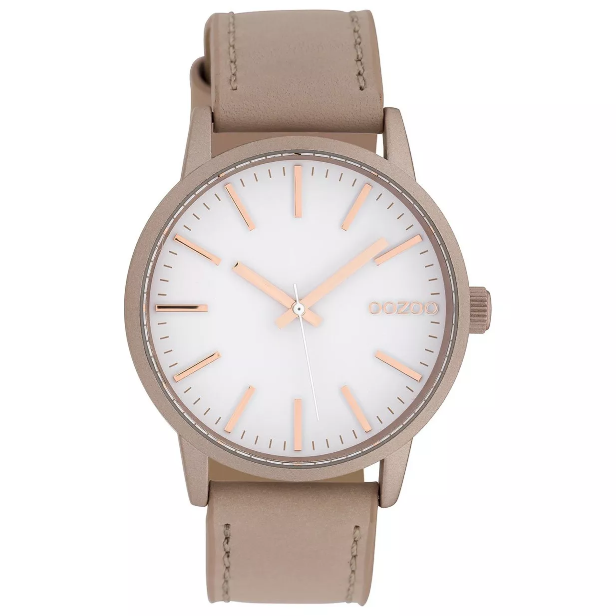OOZOO C10017 Horloge Timepieces pinkgrey-white 40 mm