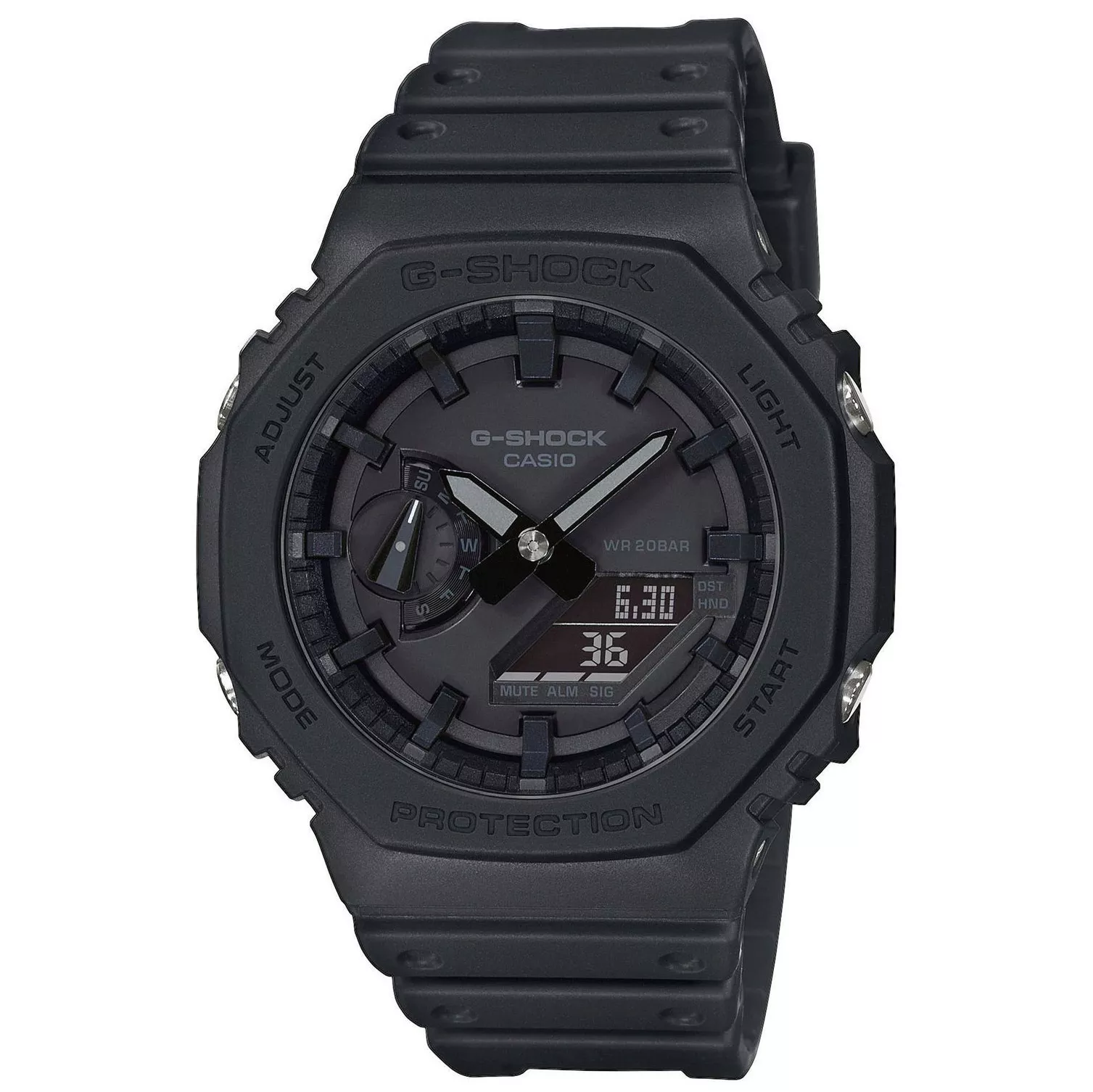 Casio G-Shock GA-2100-1A1ER Horloge Classic zwart 45 mm